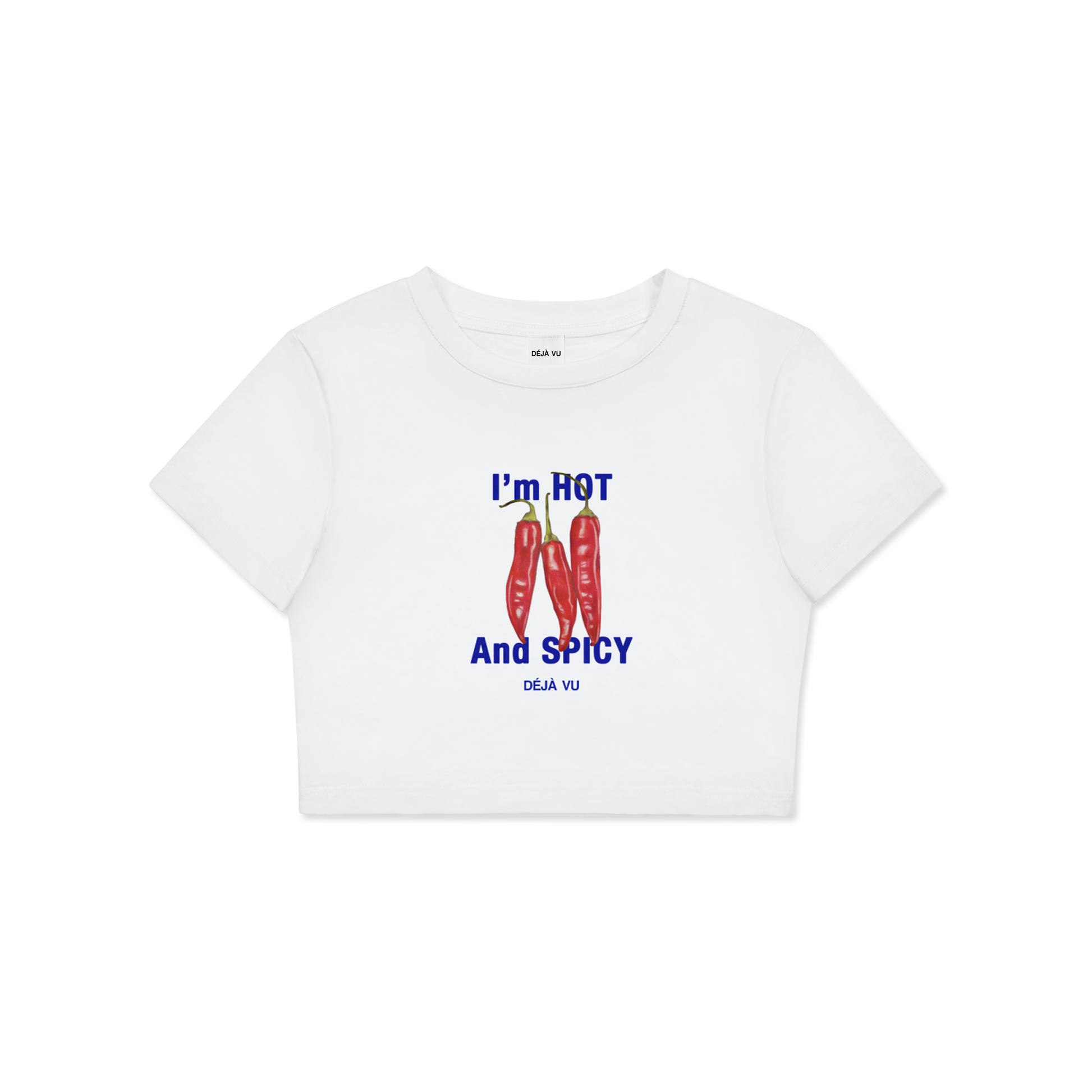 "Chili" Crop Tee