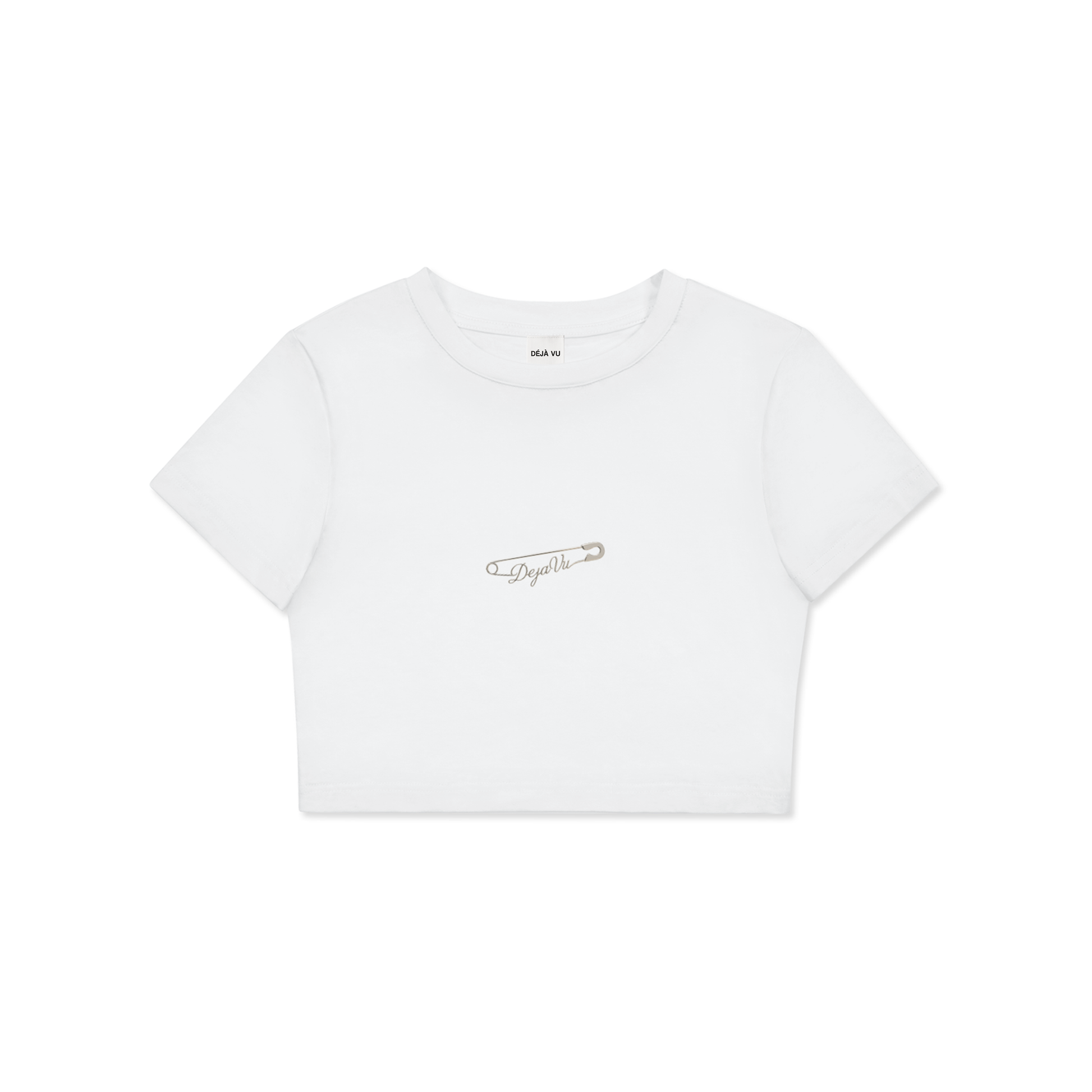 "Pin" Crop Tee