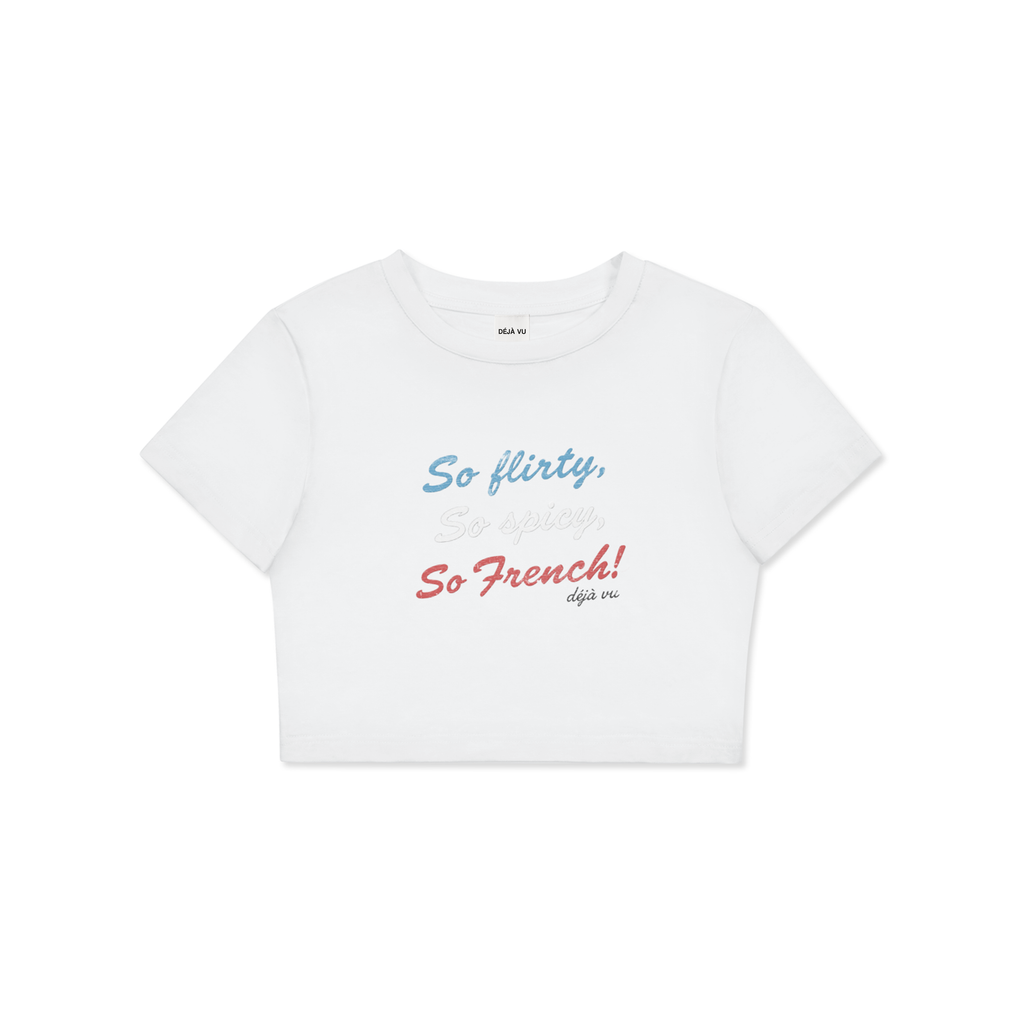 Crop Tee "French