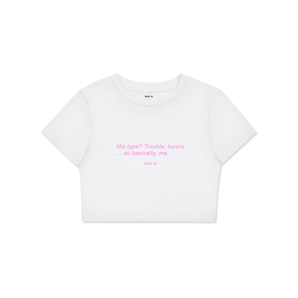 Crop Tee "His type"